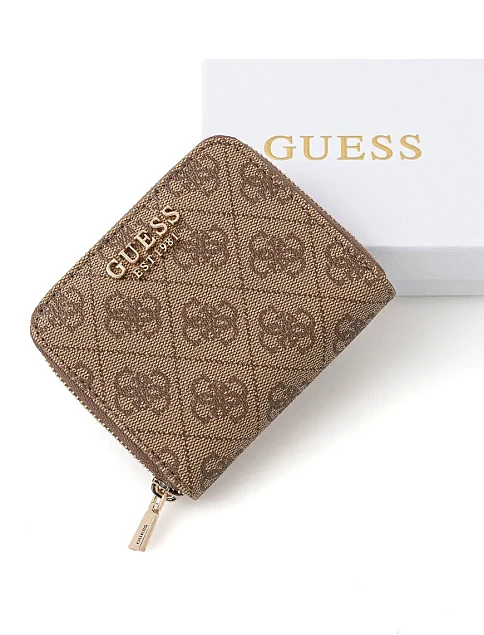 Кошелек Laurel на молнии из экокожи бежевый - фото 4 - Miraton