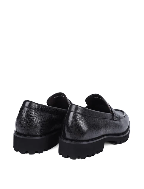 Мужские туфли Miguel Miratez кожаные черные - фото 4 - Miraton