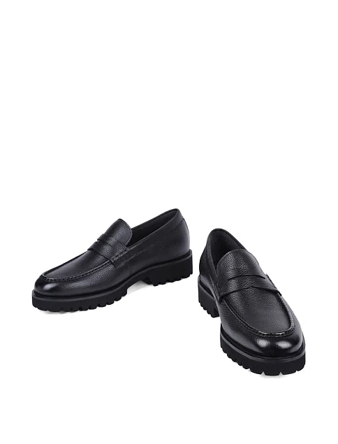 Мужские туфли Miguel Miratez кожаные черные - фото 5 - Miraton