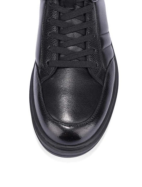 Мужские ботинки MIRATON кожаные черные - фото 5 - Miraton