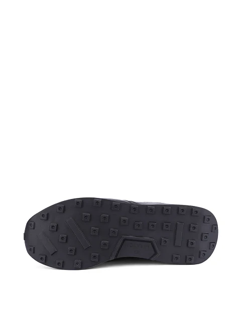 Мужские кроссовки MIRATON кожаные черные - фото 2 - Miraton