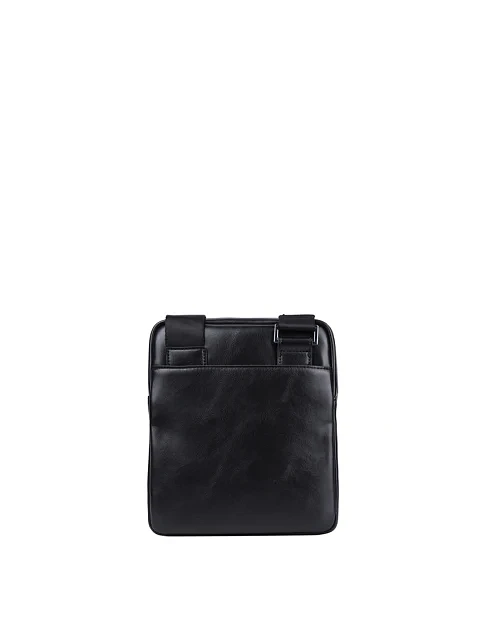 Мужская сумка мессенджер Guess из экокожи черная - фото 3 - Miraton