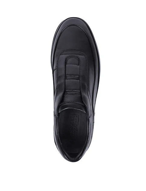 Мужские туфли Miguel Miratez кожаные черные - фото 2 - Miraton