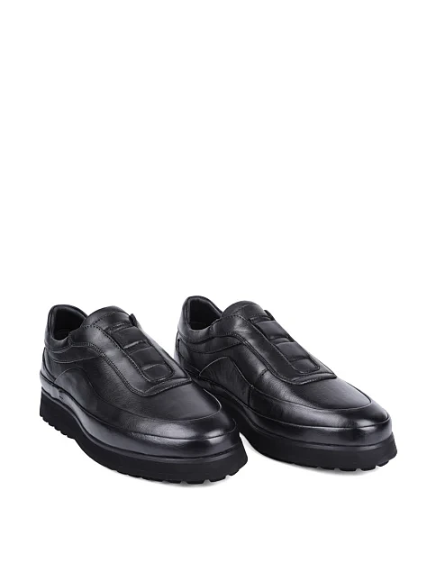 Мужские туфли Miguel Miratez кожаные черные - фото 3 - Miraton