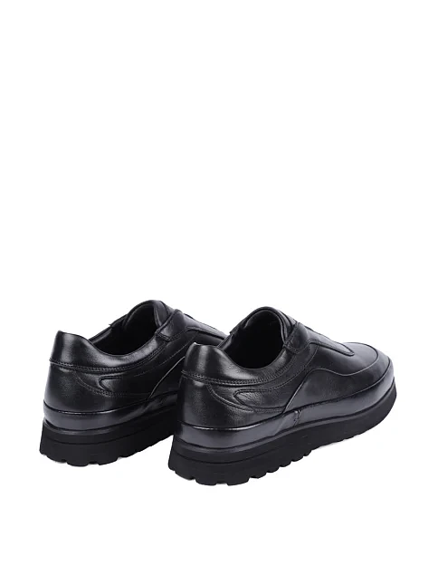 Мужские туфли Miguel Miratez кожаные черные - фото 4 - Miraton