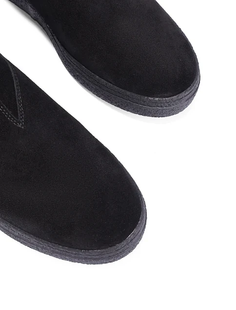 Чоловічі черевики челсі Miguel Miratez замшеві чорні - фото 5 - Miraton