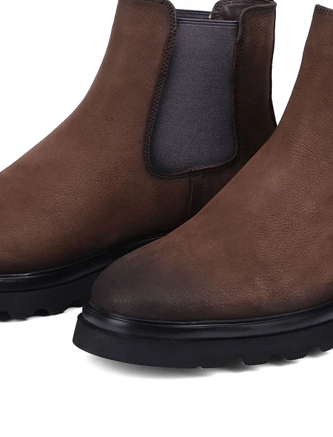 Чоловічі черевики Miguel Miratez з нубуку бежеві - фото 5 - Miraton