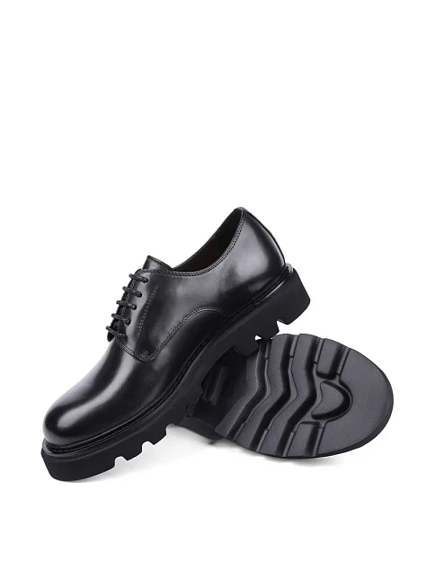 Мужские туфли Miguel Miratez кожаные черные - фото 2 - Miraton