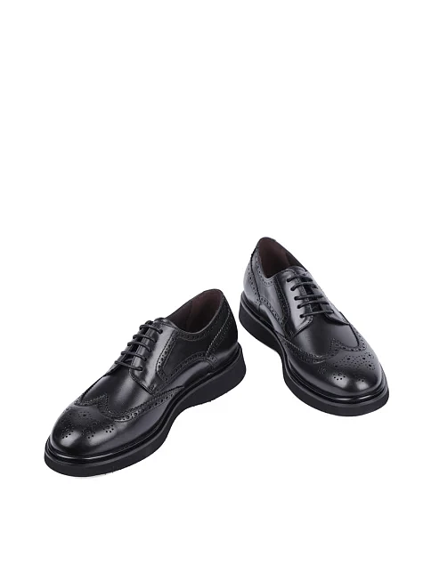 Чоловічі туфлі Miguel Miratez шкіряні чорні - фото 2 - Miraton