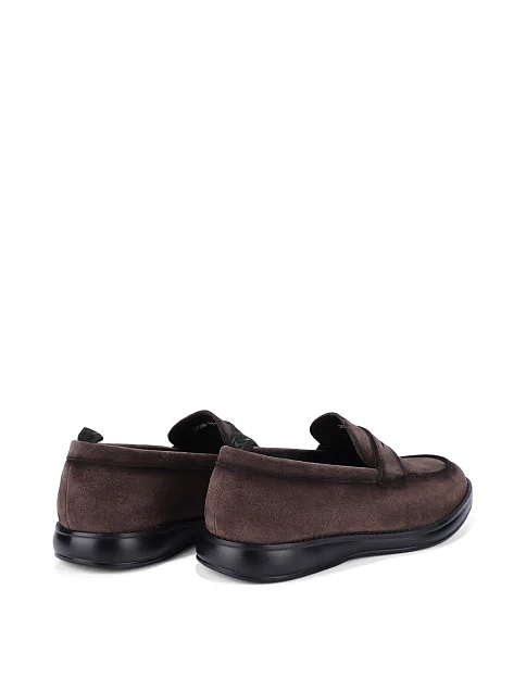 Чоловічі туфлі лофери Miguel Miratez замшеві сірі - фото 4 - Miraton