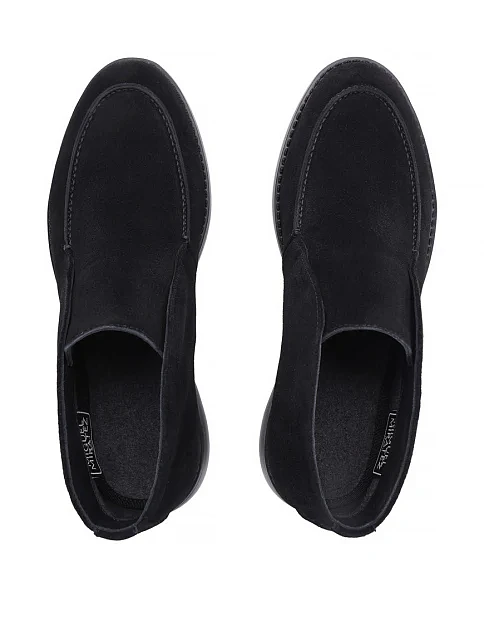 Мужские ботинки Miguel Miratez замшевые черные - фото 2 - Miraton