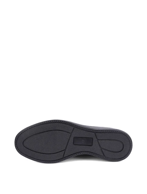 Мужские ботинки кожаные черные - фото 5 - Miraton