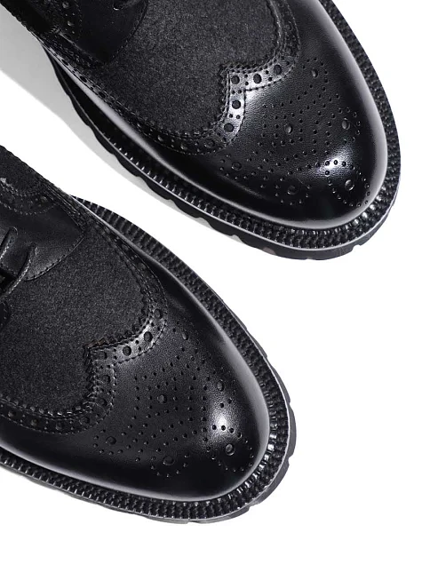 Мужские туфли Miguel Miratez кожаные черные - фото 2 - Miraton