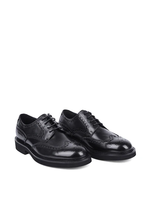 Мужские туфли Miguel Miratez кожаные черные - фото 3 - Miraton