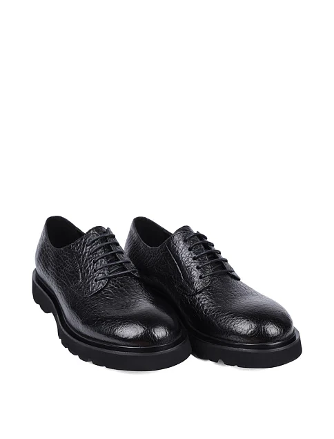 Чоловічі туфлі Miguel Miratez шкіряні чорні - фото 3 - Miraton