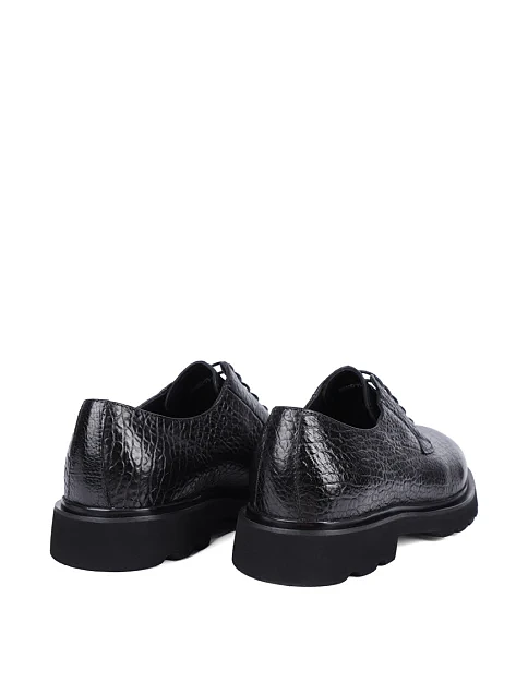 Чоловічі туфлі Miguel Miratez шкіряні чорні - фото 4 - Miraton