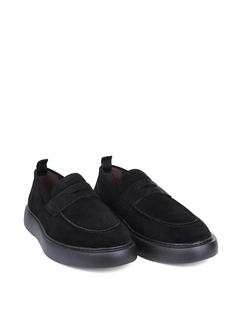 Мужские туфли Miguel Miratez замшевые черные - фото 3 - Miraton