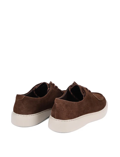 Чоловічі туфлі Miguel Miratez замшеві коричневі - фото 5 - Miraton