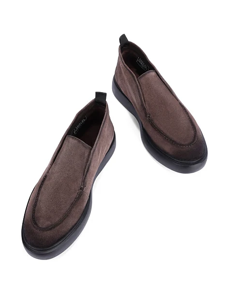 Чоловічі черевики Miguel Miratez замшеві сірі - фото 2 - Miraton