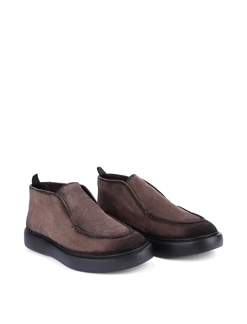 Чоловічі черевики Miguel Miratez замшеві сірі - фото 3 - Miraton