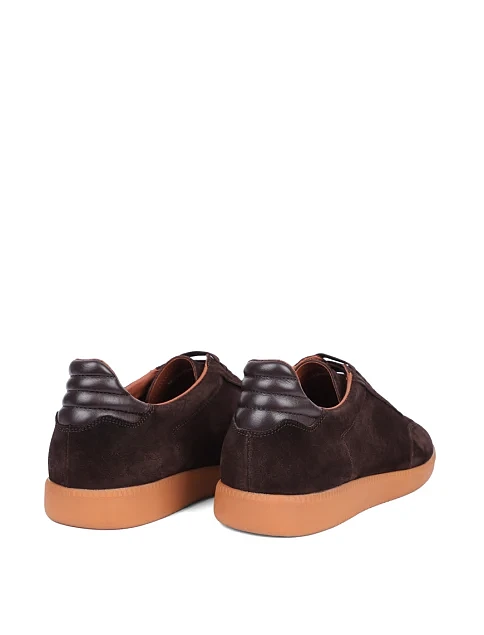 Чоловічі кеди MIRATON замшеві коричневі - фото 4 - Miraton