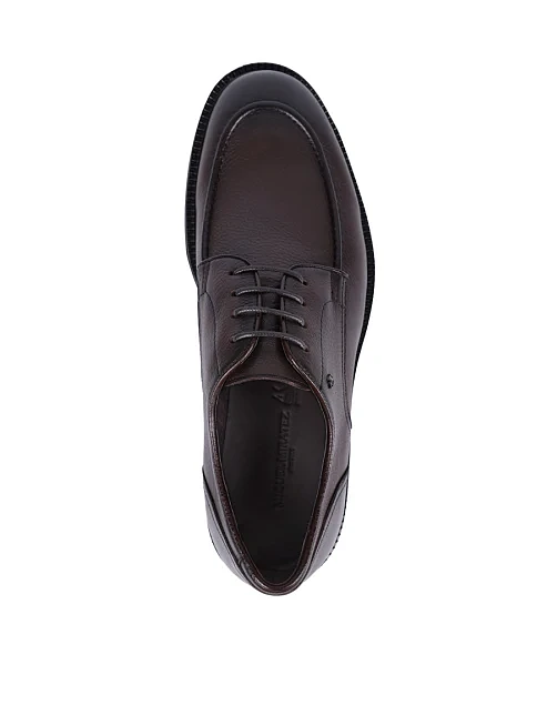 Мужские туфли Miguel Miratez кожаные коричневые - фото 2 - Miraton