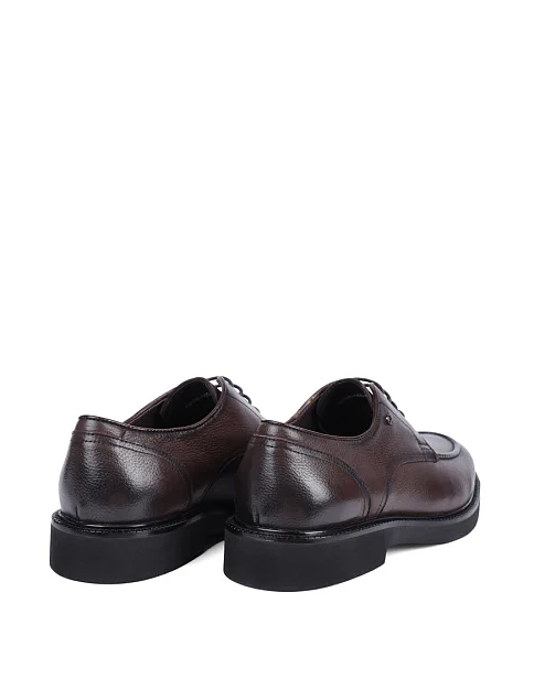 Мужские туфли Miguel Miratez кожаные коричневые - фото 4 - Miraton