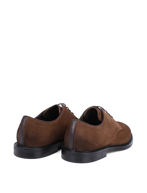 Чоловічі туфлі Miguel Miratez замшеві коричневі - фото 5 - Miraton