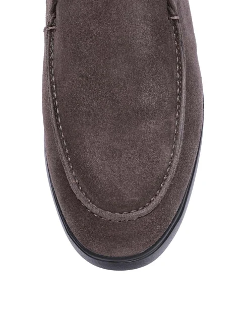 Чоловічі черевики замшеві сірі - фото 5 - Miraton