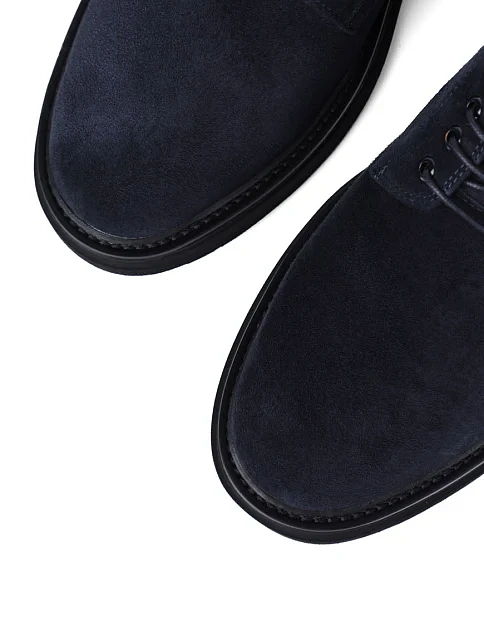 Чоловічі туфлі Miguel Miratez велюрові сині - фото 5 - Miraton