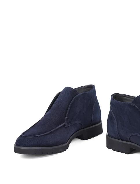 Мужские ботинки Miguel Miratez замшевые синие - фото 2 - Miraton