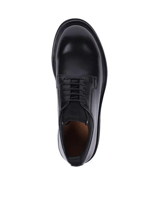 Мужские туфли Miguel Miratez кожаные черные - фото 5 - Miraton