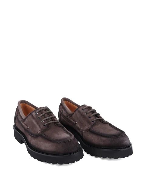 Чоловічі туфлі Miguel Miratez замшеві бежеві - фото 3 - Miraton