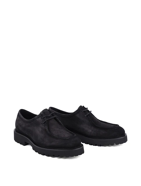 Мужские туфли Miguel Miratez замшевые серые - фото 3 - Miraton