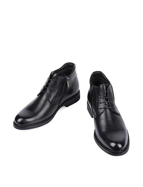 Мужские ботинки Miguel Miratez кожаные черные - фото 2 - Miraton