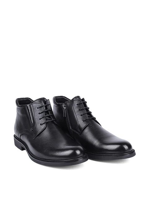 Мужские ботинки Miguel Miratez кожаные черные - фото 3 - Miraton