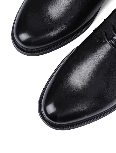 Мужские ботинки Miguel Miratez кожаные черные - фото 5 - Miraton