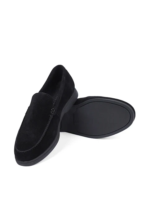 Мужские туфли Miguel Miratez замшевые черные - фото 2 - Miraton