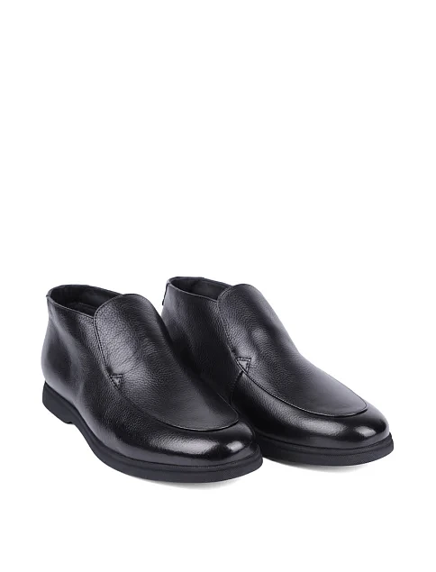 Мужские ботинки Miguel Miratez кожаные черные - фото 3 - Miraton