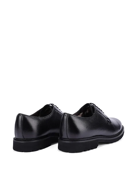 Чоловічі туфлі шкіряні чорні - фото 4 - Miraton