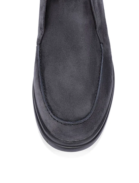 Мужские ботинки Miguel Miratez велюровые серые - фото 5 - Miraton