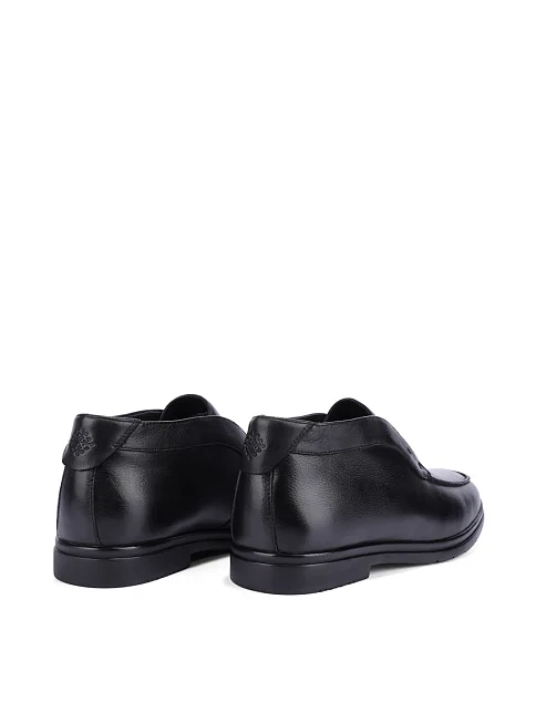 Мужские ботинки кожаные черные - фото 4 - Miraton