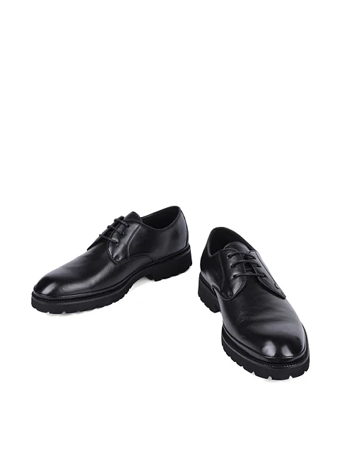 Чоловічі туфлі Miguel Miratez шкіряні чорні - фото 5 - Miraton