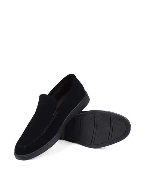 Мужские туфли Miguel Miratez велюровые черные - фото 2 - Miraton