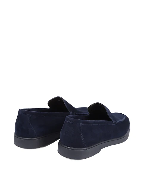 Мужские туфли Miguel Miratez велюровые синие - фото 4 - Miraton