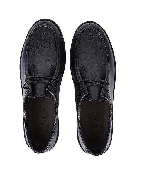 Мужские туфли Miguel Miratez кожаные черные - фото 2 - Miraton