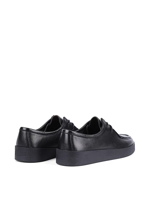 Мужские туфли Miguel Miratez кожаные черные - фото 4 - Miraton