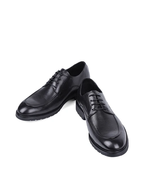 Чоловічі туфлі Miguel Miratez шкіряні чорні - фото 5 - Miraton