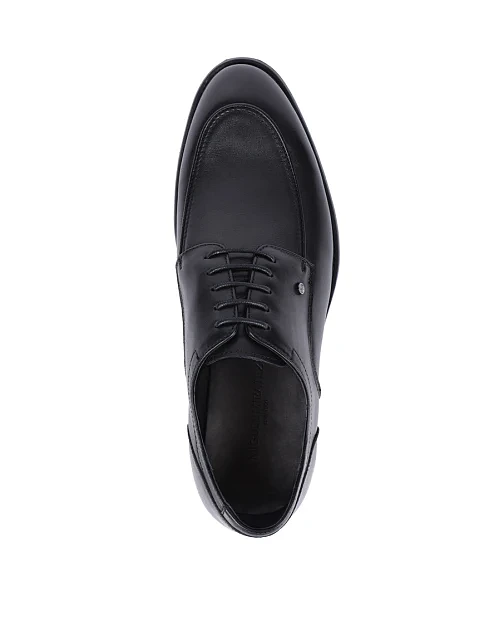 Чоловічі туфлі Miguel Miratez шкіряні чорні - фото 2 - Miraton