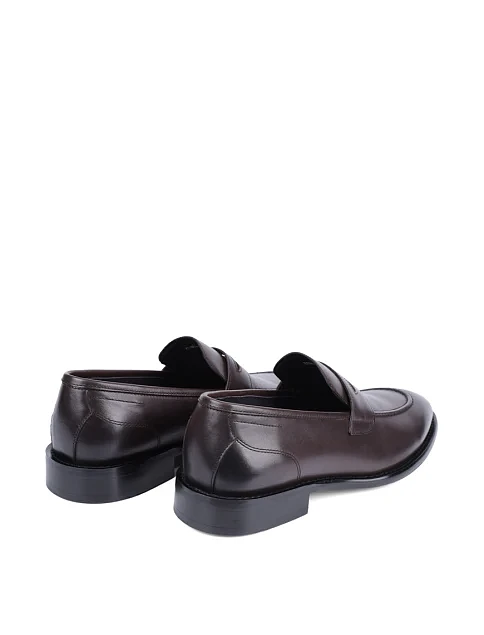 Мужские туфли Miguel Miratez кожаные коричневые - фото 4 - Miraton